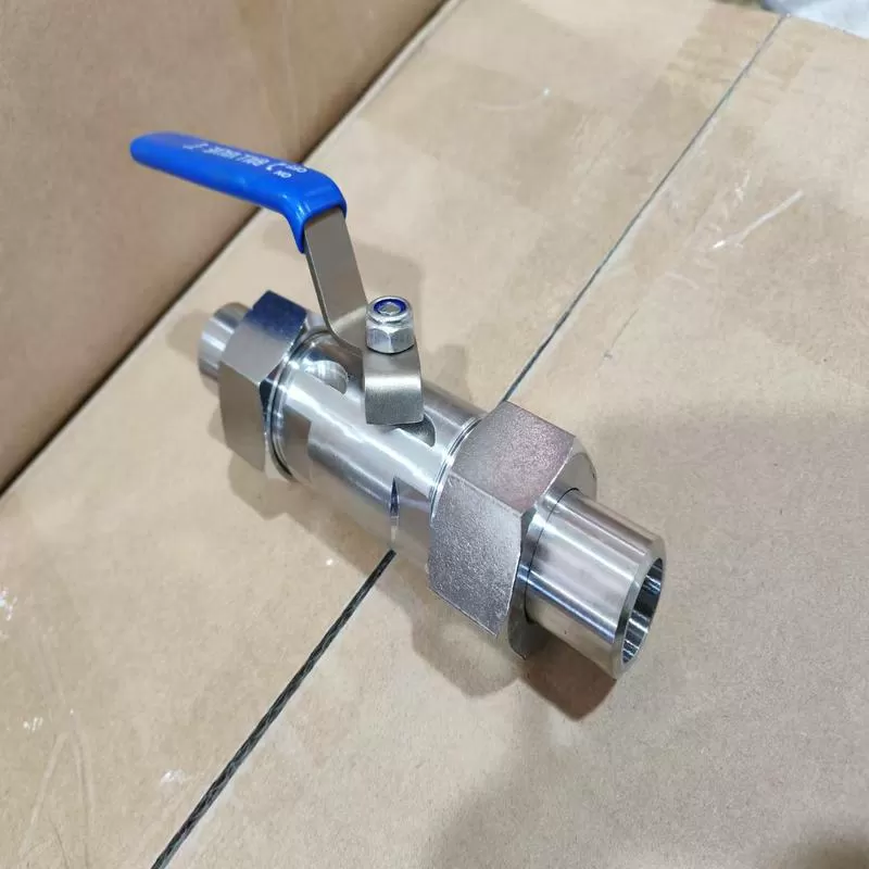 Stainless steel 304 wide double wire ball valve Q21F-16P-DN80 nominal pressure PN16