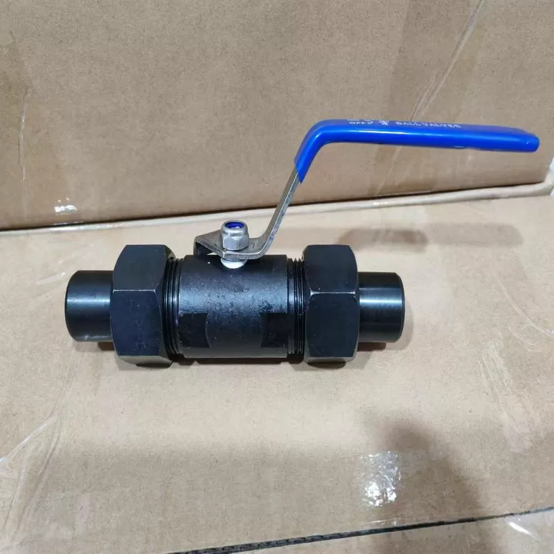 Carbon steel WCB wide double outer wire ball valve Q21F-16C-DN65 nominal pressure PN16