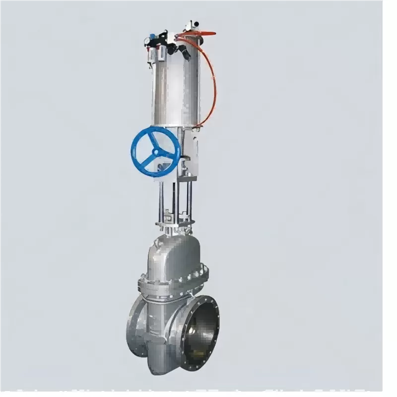 Pneumatic flat gate valve without diversion hole, without diversion hole flat gate valve, hole flat gate valve,gate valve