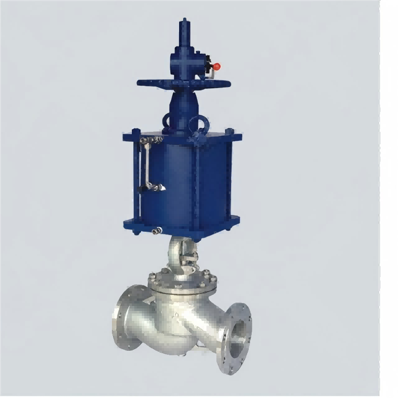 Pneumatic flanged globe valve，Pneumatic valve，Stop valve