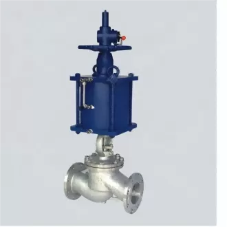 Pneumatic flanged globe valve，Pneumatic valve，Stop valve