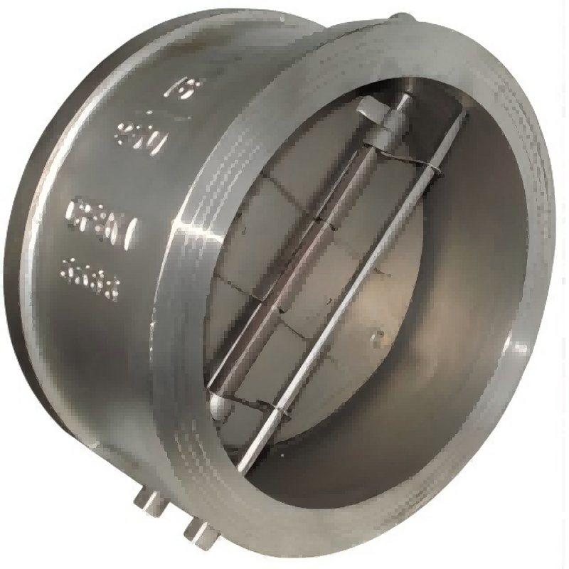 Double clamp swing check valve