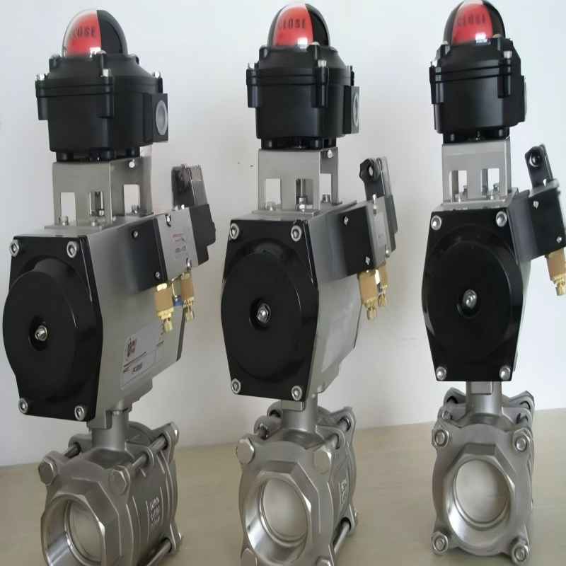 Q611F pneumatic three-piece ball valve,Q611F pneumatic, three piece ball valve, ball valve