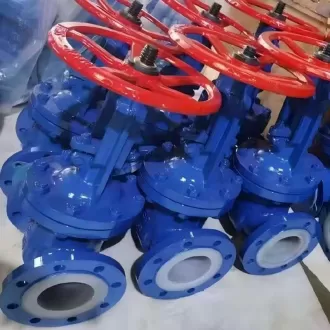 ​Z41F46 Fluorine lined gate valve，Fluorine lined gate valve，Fluorine lined valve，