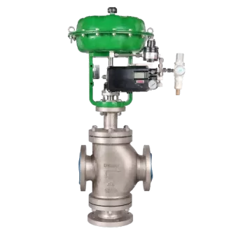 Diaphragm three-way regulating valve，Diaphragm three-way Control valve ，Control valve
