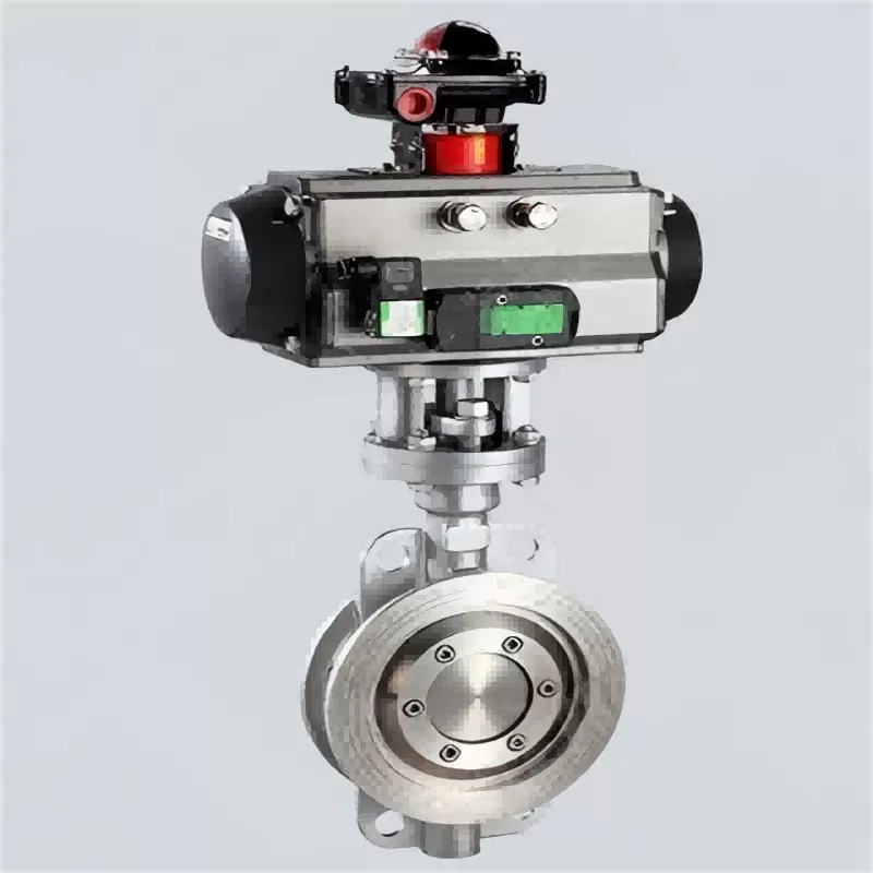 Pneumatic hard seal butterfly valve,Pneumatic hard seal butterfly valve,Hard seal butterfly valve
