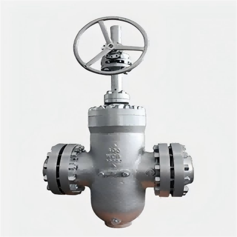 Full diameter flat gate valve, flat gate valve