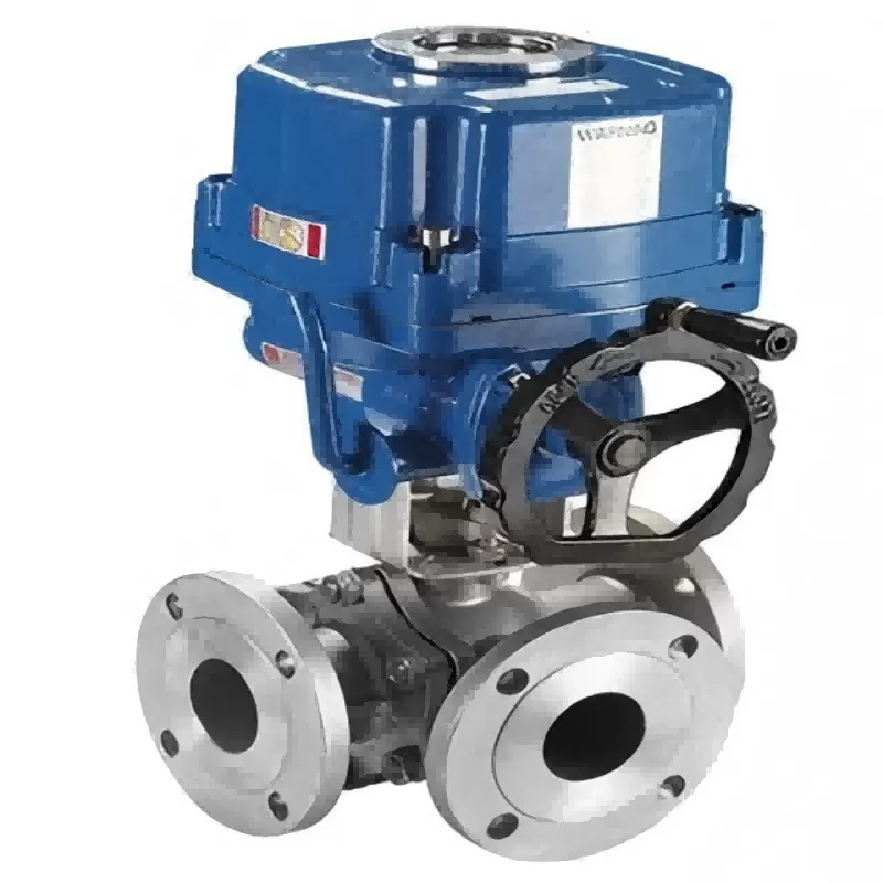 FBQ944/5F explosion-proof electric three-way ball valve, explosion-proof electric three-way ball valve, electric three-way ball valve
