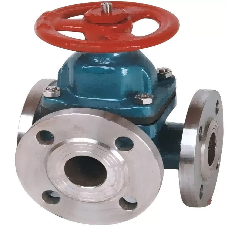 G49 three-way diaphragm valve, three-way diaphragm valve,diaphragm valve