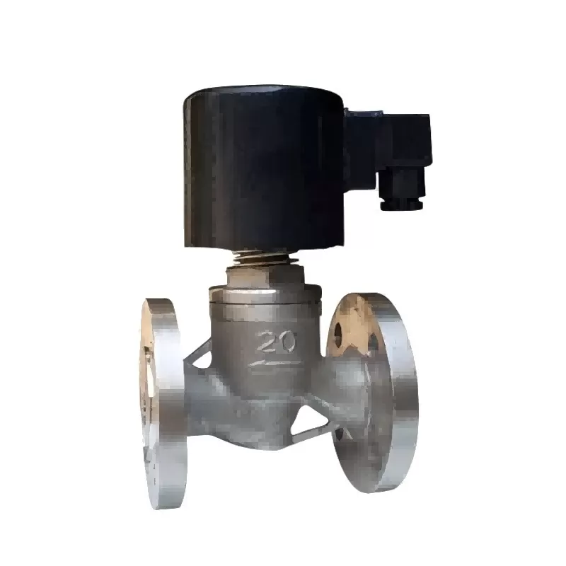 ZBSF flange stainless steel piston solenoid valve, flange stainless steel piston solenoid valve, solenoid valve