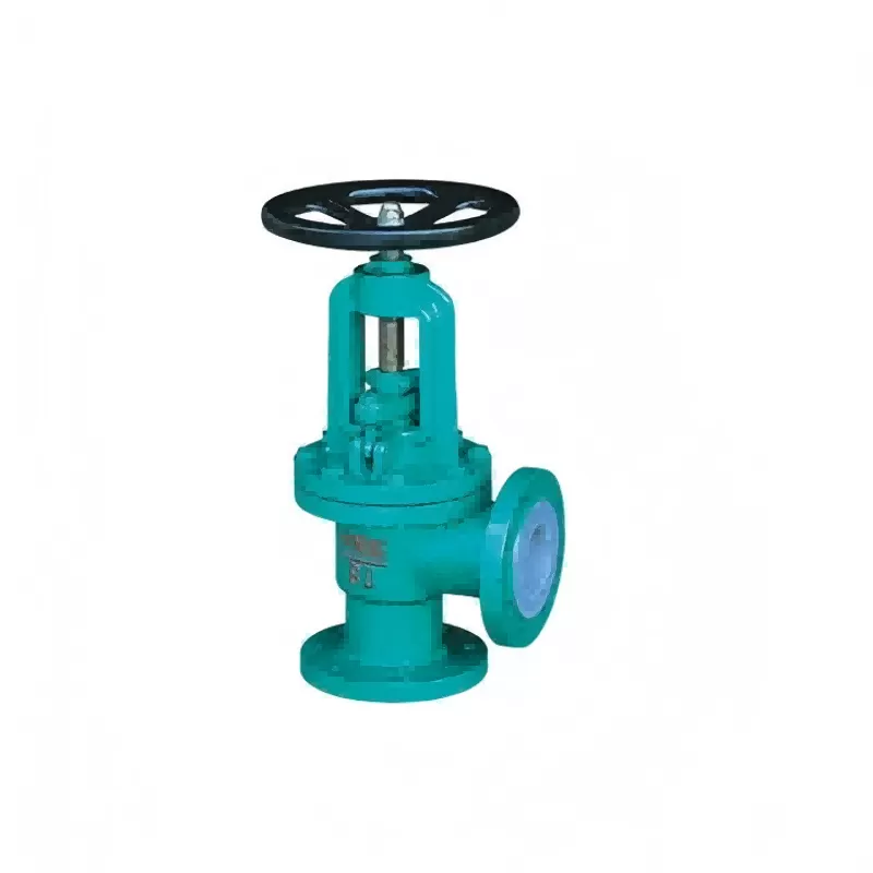J44J right-angle rubber lined globe valve, right-angle rubber lined globe valve