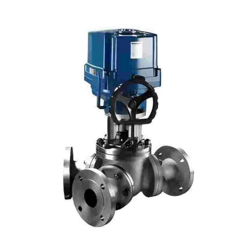 Electric Y-type three-way ball valve,Y-type three-way ball valve,three-way ball valve