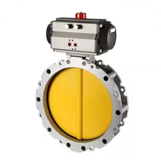 Pneumatic powder butterfly valve, powder butterfly valve,butterfly valve