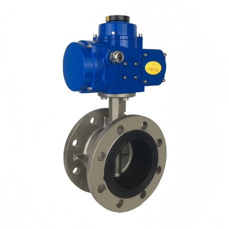 Electric flanged F valve, flanged F valve