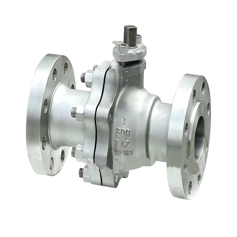Floating titanium ball valve, titanium ball valve, ball valve