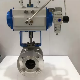 V-type pneumatic ball valve, pneumatic ball valve, ball valve