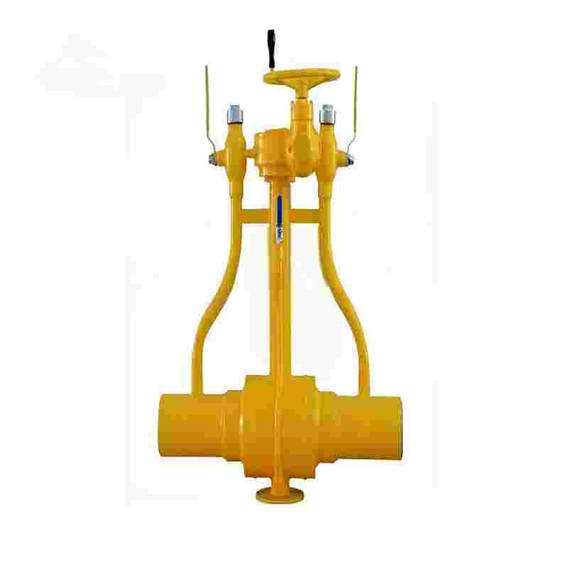 Extended rod double release fully welded ball valve, fully welded ball valve,ball valve