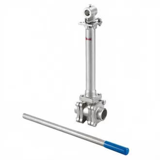 Three-piece high-platform ultra-low temperature ball valve,low temperature ball valve