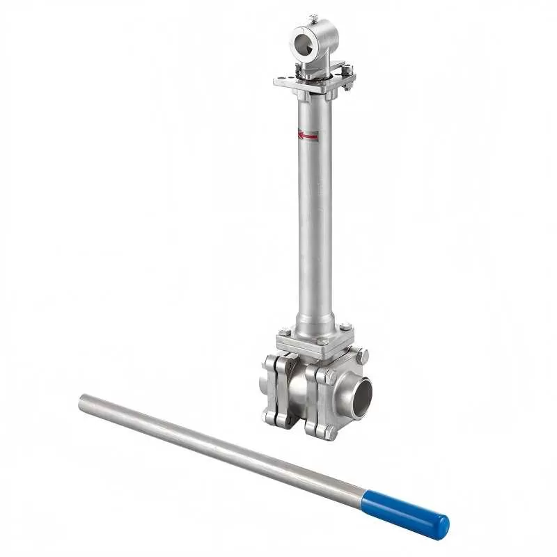 Three-piece high-platform ultra-low temperature ball valve,low temperature ball valve