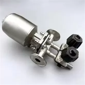 Quick-installation sanitary pneumatic diaphragm valve，Pneumatic diaphragm valve，Diaphragm valve