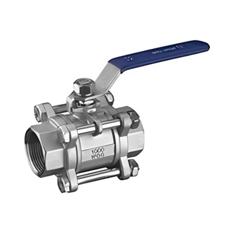 Q11F three-piece internal thread connection ball valve,