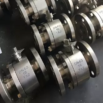 Titanium ball valve, ball valve