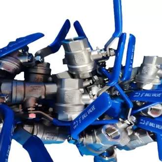 Q11F-2507 double-phase steel threaded ball valve,2507 double-phase steel threaded ball valve