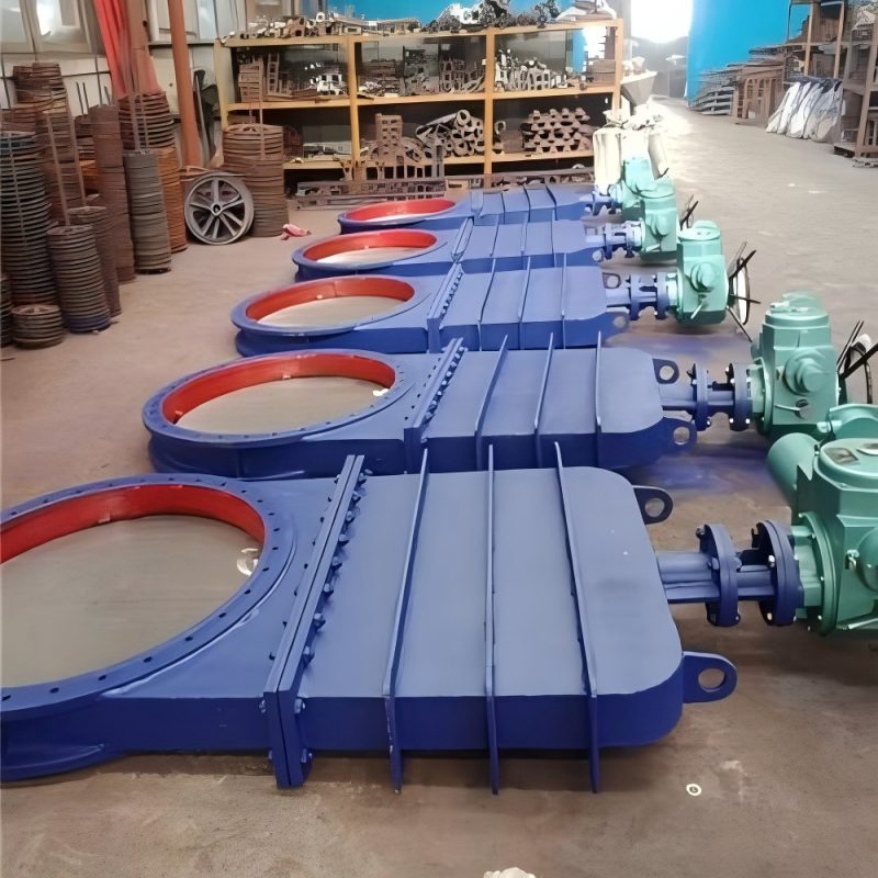 PZ973H- Large-diameter electric concealed stem knife gate valve, Large-diameter electric concealed stem knife gate valve, electric concealed stem knife gate valve, knife gate valve