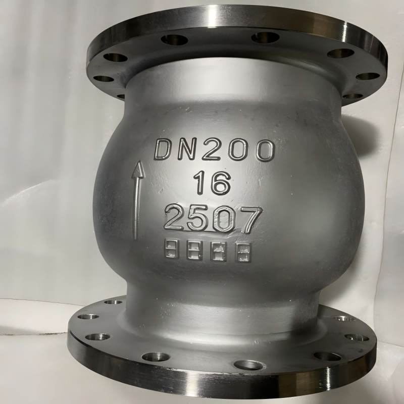 2507 double-phase steel flange vertical check valve, flange vertical check valve,2507 vertical check valve, vertical check valve