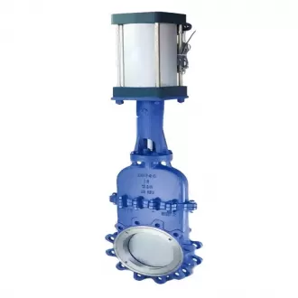 DMZ673 pneumatic concealed stem knife gate Valve - Gate valve,knife gate Valve