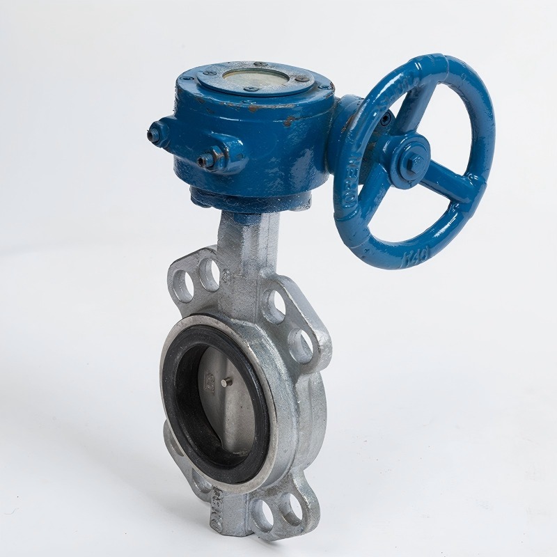 Stainless steel wafer-type rubber-lined butterfly valve, rubber-lined butterfly valve,butterfly valve