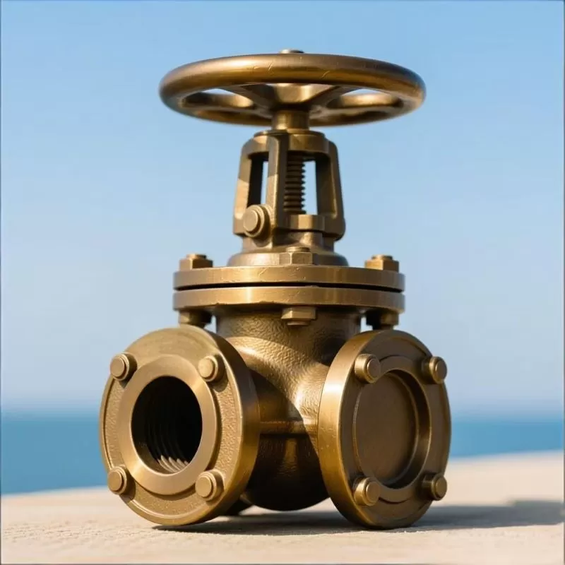 Marine bronze gate valve for marking purposes，Bronze gate valve