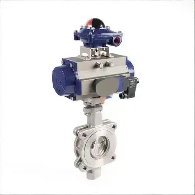Pneumatic titanium butterfly valve, Titanium butterfly valve, butterfly valve