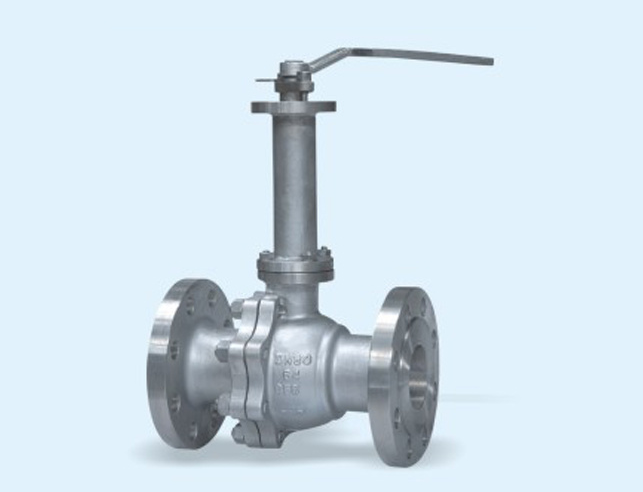 Low-temperature ball valve