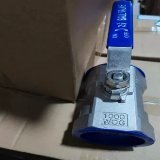 Q11F series one-piece 304 stainless steel /CF8 wire ball valve Q11F-16P-DN65 PT(ZG)/RC internal thread connection nominal pressure 16bar