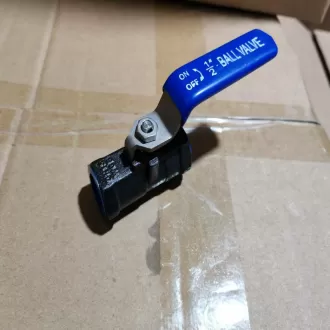 Q11F series one-piece WCB ball valve Q11F-16C-DN8 PT(ZG)/RC internal thread connection nominal pressure 16bar