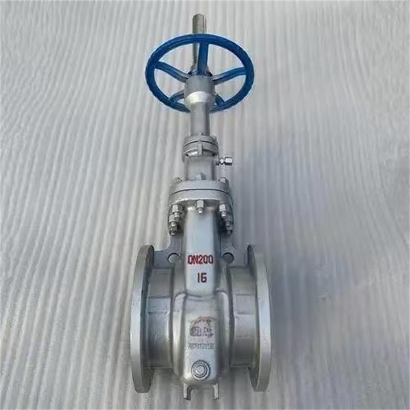 Propped flat gate valve, gate valve