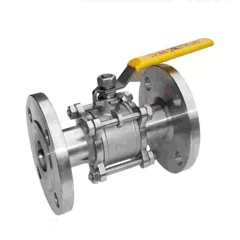Three-piece flange ball valve,Three Piece Ball Valve,Ball Valve